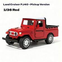 1pc New Alloy Off-Road FJ40 Pickup Truck Model, Realistic Off-Road Vehicle Collectible, Gift - Multicolor - View 3