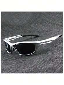 Steampunk Style Y2k Metal Silver Mirrored Fashion Glasses For Men, Outdoor Sports Cycling Fashion Glasses, Motorcycle Driving Fashion Glasses Street Shades Accessories Beach Accessories Glasses Shades Looks Street Style And Suit For Sweater Jacket Sweatshirt Hoodie Leather Pants And Cargo Pants For Summer Beach Vacation,Outdoor,Travel - Bạc - Xem 7