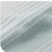 100% Cotton Turkish Beach Towel - Striped Peshtemal with Tassels- Quick-Dry & Soft Boho Beach Blanket - 淺藍色 - 查看 8