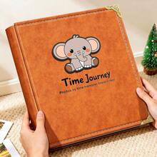 6-Inch Leather Photo Album, 600 Pockets, Large Capacity, Rectangular Design, Suitable For Wedding, Family And Travel Memories - 1PC - View 20