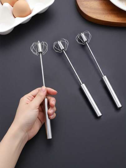 1/2pcs Handheld Mini Milk Frother And Mixer, Suitable For Cappuccino, Hot Chocolate And Latte - Great Gift For Halloween, Christmas And Various Holidays