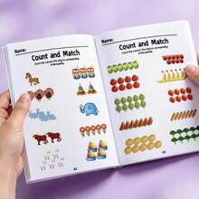 Trace Digit Handwriting Practice Workbook, Early Math Counting & Addition Activity Book, Educational Number Tracing Learning Worksheets - Math Exercise Book - View 6
