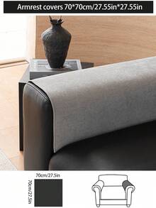 1 chiếc vỏ đệm sofa bằng vải chenille mềm mại, thoải mái, kiểu dáng hiện đại tối giản, chống trượt, dùng được quanh năm, chống bụi và dễ vệ sinh, mềm mại và không phai màu, thân thiện với thú cưng, phù hợp cho phòng ngủ, văn phòng, phòng khách, sofa hình chữ L và sofa 1/2/3/4 chỗ ngồi. - Màu Xám nhạt - Xem 14
