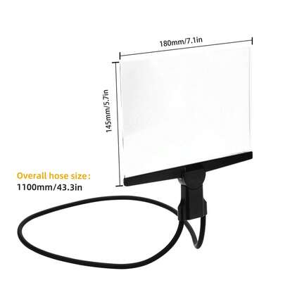 1 chiếc kính lúp đeo cổ rảnh tay độ phân giải cao, kính lúp cầm tay thấu kính lớn, thích hợp cho người già đọc sách/báo, may vá, thêu chữ thập và kiểm tra.
