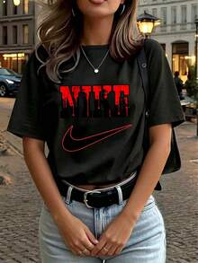 Women T-Shirts - Black - View 4