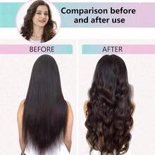 1 Piece Black Heatless Hair Curler, Reusable Ribbon Curling Headband, No Heat Needed, Soft Styling Tool For DIY Waves, Sleeping Hair Styling Accessory, Overnight Hair Curling Headband, No Heat Needed - Multicolor - View 7