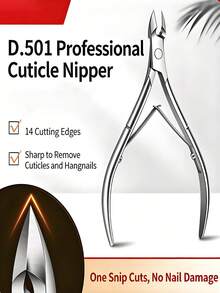 1 chiếc kìm cắt biểu bì chuyên nghiệp, dụng cụ chăm sóc móng, dụng cụ tỉa biểu bì, phụ kiện làm móng DIY tại salon - A - Xem 4