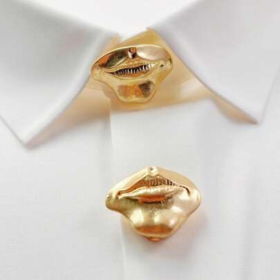 2 Pieces Of Retro Style Shirt Decoration Button Cover, Suitable For Men's And Women's Shirt Decoration, No Need For Sewing, Can Be Worn In 3 Seconds, Suitable For Cufflinks Worn During Holidays, Daily Business Gatherings, And Holiday Birthday Gifts