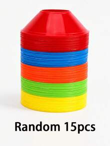 1/15/20 chiếc Đĩa đánh dấu sân bóng đá, Bảng đánh dấu tròn, Biển báo đường phố, Cọc tập luyện nhanh nhẹn, Rào chắn đường nhỏ - Nhiều màu - Xem 11