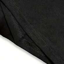 ABSOLUTAMENTE NO camisetas con estampado de letras, camisetas casuales de manga corta y camisetas de moda 100% primavera-verano para mujer. Algodón puro. - Negro - Ver 4