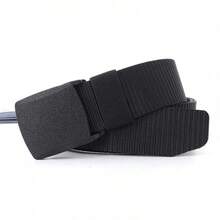 Thắt lưng nylon ngụy trang kiểm tra an ninh, thắt lưng chiến thuật nam, thắt lưng tự động nữ, khung dệt - Màu xanh lam - Xem 9