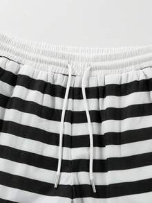 Women's New Versatile Casual Daily Striped Classic Design Fashion Shorts - Multicolor - View 3