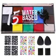 15 Colors High Saturation Water-Soluble Watercolor Paint, Easy To Mix Art Painting Palette, Beginner Hand-Drawn Creative Paint Set - Sets - View 5