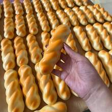 Twisted Bread Squishy Toy, Soft Stretchable PU Slow Rebound Stress Relief Squeeze Toy - 彩色 - 查看 3