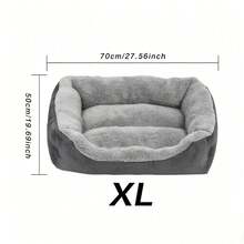 XXL Orthopedic Dog Bed – Washable, Waterproof, Non-Skid, Removable Cover, Large Pet Couch Sofa For Extra Large Dogs, Cats & Puppies - 灰色 - 查看 6