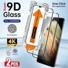 XINHONGYU 2pcs Galaxy S26 Screen Protector, Made Of Tempered Glass Material, Easy Installation, 6.2 Inch Screen, Privacy Protection, Self-Alignment/Dust-Free, Bubble-Free, 100% Ultrasonic Fingerprint Recognition, Easy To Install, Full Coverage, Also Suitable For Galaxy S26, S25, S24, S23, S22, S21 Plus Ultra - Clear - View 8