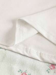 Women's Short-Sleeved T-Shirt With Slogan Print, Round Neck, Casual And Versatile Style, For Leisure Time. - 白色 12 - 查看 4