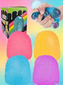 Candy-Shaped Squeeze Toy, Soft & Squishy, Easy To Squeeze & Release Stress, Slow Rebound Design, Portable & Fun Fidget Toy - Multicolor - View 10