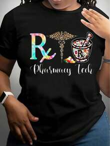 Camiseta Casual de Manga Corta para Mujer 1 pieza 100% Algodón Grueso - Cómoda Cuello Redondo, Tops Tees Suaves y Adorables - blanco - Ver 7