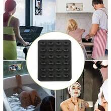 4pcs Silicone Phone Grip Handle, Anti-Slip Silicone Phone Stand, Suitable For Selfie And Video, Multifunctional Phone Accessories, Fit All Models - Multicolor - View 4