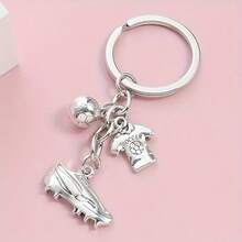 FIFA After Shipment1pc Of Three-Dimensional Football Shoe Alloy Keychain, Fashionable And Classic Men'S Style Car Bag Pendant - Multicolor - View 3