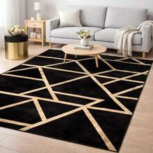 Casa Laura Enxovais Soft Flannel Rug In Modern Prints 2.00 X 1.50 - Various Colors - GOLDEN TRIANGLE - View 4