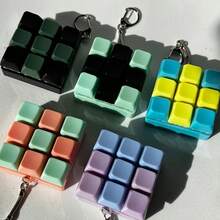 Brand New Mechanical Key Switch Fidget Toy, Fingertip Pressing Relaxation Tool, Cute And Portable, Student Office Desk Stress Relief Tool - Multicolor - View 4