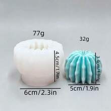 Succulent Silicone Mold, Candle, Wax Melts, Plaster, Soap Household Candle Decor Silicone Mold - A-White - View 7