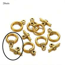 20 chiếc/gói Móc khóa kim loại OT, thích hợp cho phụ kiện làm trang sức DIY. - khóa OT - Xem 15