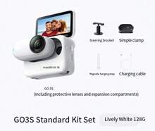 Insta360 GO 3S 4K Thumb Camera Vlog Cycling Family Pet Sports Camera Waterproof Anti-Shake Camera - View 5