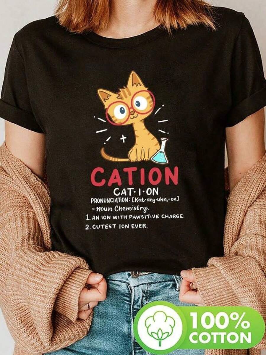 Women T-Shirts - Black - View 1