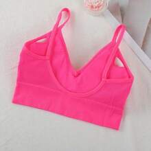 5pcs Comfortable Solid Wireless Bra, Lingerie - Multicolor - Ver 5