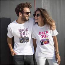 Camiseta de manga corta 100% algodón puro, nuevo estilo de verano, elegante, cómoda, versátil, a la moda, de nicho, holgada, favorecedora, top chic. - Blanco - Ver 3