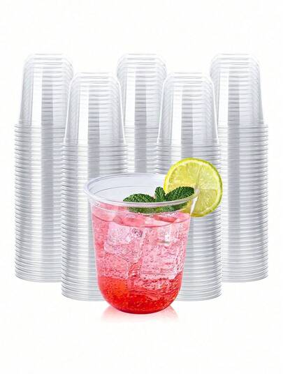 Bộ 30/20/10 ly rượu vang nhựa không chân dùng một lần, dung tích 350ml, ly trong suốt kiểu cổ điển, thích hợp cho các cuộc họp, đám cưới, sinh nhật, tiệc Giáng sinh và các sự kiện khác.