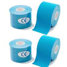 2 Rolls Multi-Color Self-Adhesive Knee Protector Bandage, Elastic Sports Tape Suitable For Gym Fitness Training - 5cm*5m - View 19