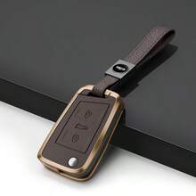 Ốp bảo vệ chìa khóa xe hơi bằng hợp kim kẽm cho các dòng xe VW MQB Golf VII Golf7 Polo Tiguan Touran Octavia Fabia Seat - vòng đeo tay - Xem 5