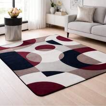 Casa Laura Enxovais Soft Flannel Rug In Modern Prints 2.00 X 1.50 - Various Colors - CÍRCULOS BORGOÑA - Ver 4