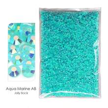 YONGNING 1100/2100/3100pcs 3mm 4mm 5mm Jelly AB Color Resin Rhinestones Multi-Color Flat Back Crystal DIY Set - 4mm 12500pcs - View 25