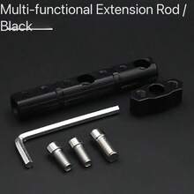 Motorcycle Handlebar Aluminum Alloy Off-Road Bike Handlebar With Foam Pad Grip, Suitable For Off-Road Vehicles, Mini Bikes, ATVs, Electric Motorcycles, Rear View Mirror Modification Parts, Crossbar, Headset, Balance Bar, Mirror Mount, Expansion Reinforcement Bracket - Multiple Styles - View 20
