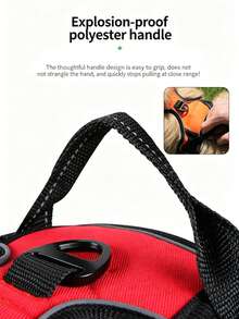 2pcs Reflective Dog Harness And 1.5m Leash, Breathable Pet Harness, Suitable For Small, Medium, Large Dogs And Cats, Anti-Pull Reflective Dog Harness Set, Large Dog Harness And Leash Set - Red - View 9