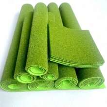 5pcs 1pc Reusable, Washable Small Pet Grass Mat, Suitable For Hamsters, Guinea Pigs, Can Be Used To Decorate Hamster Cages, Suitable For Hamsters, Mice And Other Small Pets' Living Environments - Reusable Grass Mat. - View 5