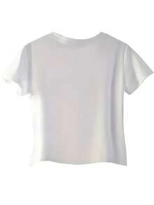 Women T-Shirts - White - View 2