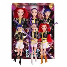 1个K-POP玩偶，Rumii Miraa和Zoey乙烯基人偶玩具，可收藏的K-POP偶像可动人偶，可爱角色玩偶，粉丝趣味之选，K-Pop周边礼品 - 多色 - 查看 7