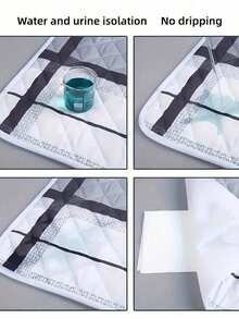 Pembalut Menstruasi Anti Bocor yang Dapat Digunakan Kembali, Pelindung Kasur Tahan Air yang Dapat Dicuci, Cocok untuk Masa Menstruasi Wanita, Inkontinensia, Mengompol, dan Penggunaan Dewasa/Lansia - MultiWarna - View 4