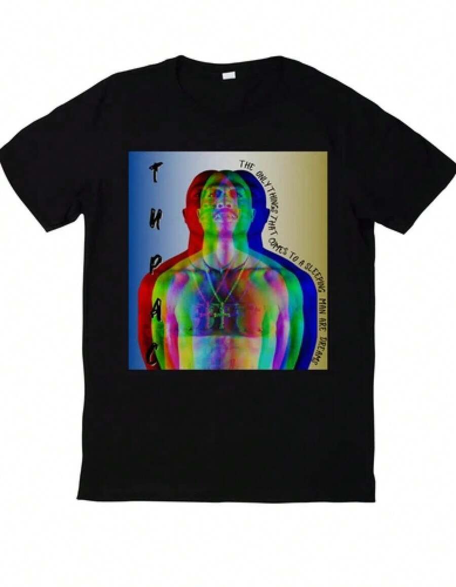 Unisex T-shirt Grafik Streetwear Unisex T-shirt Herr T-shirts herrkläder herrset herr-t-shirt herrartiklar vardagsklänning för kvinnor damset eleganta blusar dam-t-shirts damklänning - Svart - Visa 1