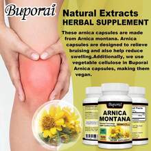 BUPORAI Arnica  Capsules - Support Joint Health, Reduces Pain, Improves Mood, Boosts Immunity, Suitable For Bruises And Swelling - 120pcs - 120 Capsules - View 6