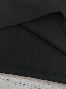 Manfinity Dauomo Hombres Camiseta estampado de cráneo - Negro - Ver 4
