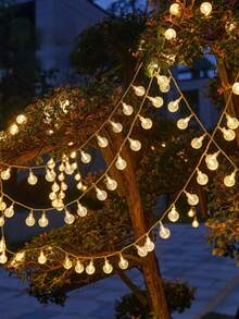 1pc Waterproof Colorful Lights Suitable For Outdoor Camping, Night Market Stalls, Neon Lights, Outdoor Yard, LED Bubble Ball Lights, Small Colorful Flashing Light String, Starry Party Decor Lights, Indoor Lighting - Constant Light + Flashing - View 6