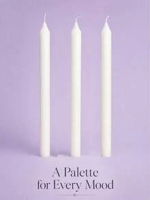Juegos de velas aromáticas en forma de pilar romano con forma de cono, sin humo negro, con fragancia, que pueden arder durante 4 horas. Las propias velas tienen fragancia. Velas decorativas para el hogar que, combinadas con portavelas, crean una decoración muy atmosférica. Adecuadas para la decoración del hogar, reuniones, decoración de mesas, regalos festivos, cenas, banquetes/fiestas, relajación/meditación, iluminación ambiental. - vela larga blanca - Ver 21