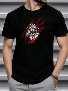 Men's Basic T-Shirt 100% Cotton Short Sleeve Basic Cotton Short Sleeve Summer Black/White/Red/Blue/Green Men's Crew Neck Short Sleeve T-Shirt Mexican National Soccer Team - 黑色 - 查看 9
